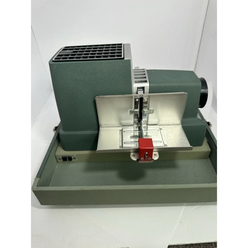 Argus 300 Automatic Slide Projector Tested Works 4 inch Projection Height Adjust